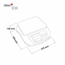 Plano dimensional balança Gram EM