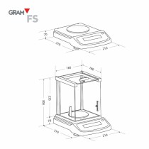 Plano dimensional balança Gram FR