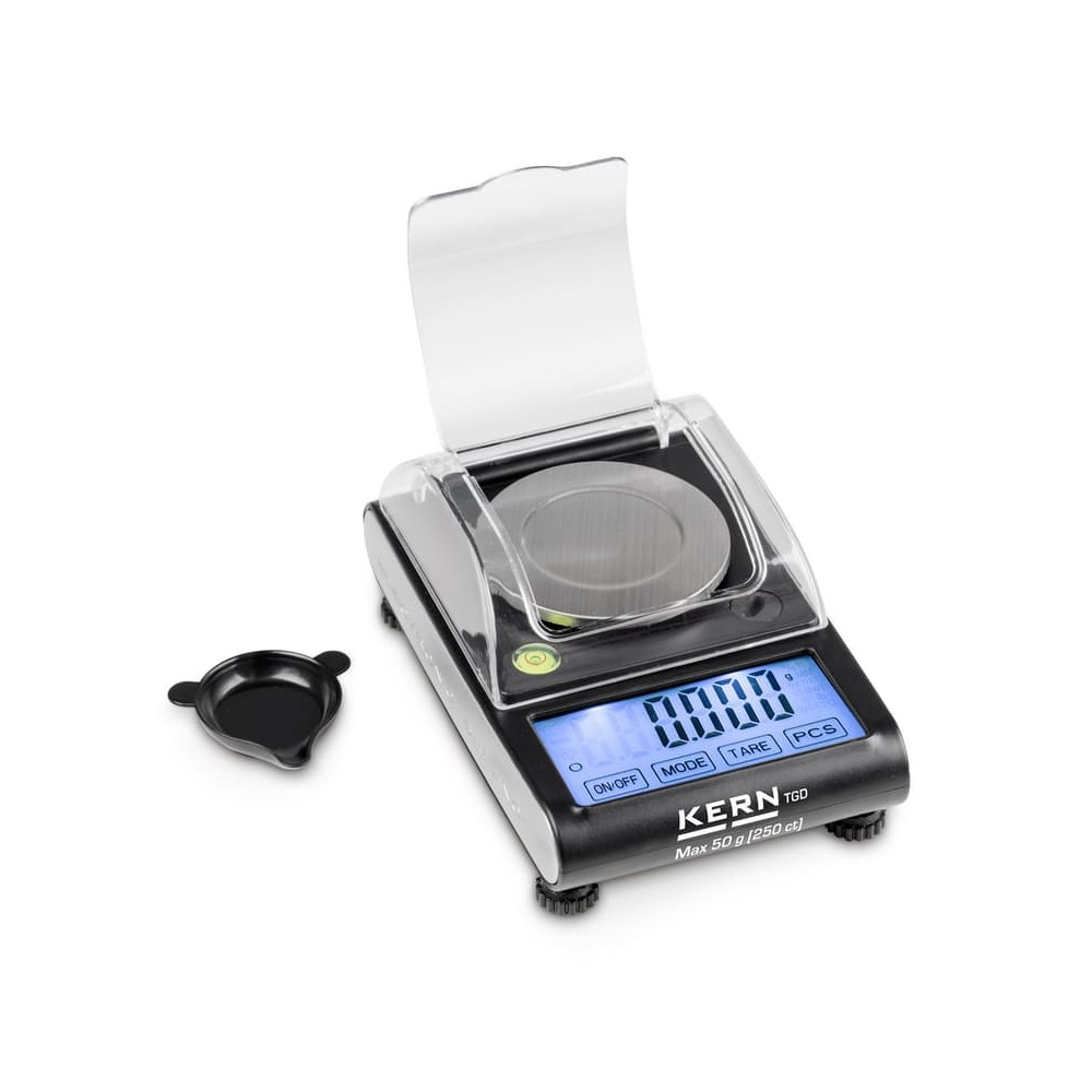Balança precisa de bolso para joalheria Kern TGD