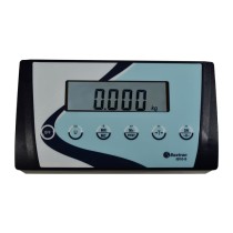 Frontal do indicador baxtran IB10-S com tela LCD e saída RS-232