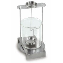 Detalhe do kit para determinação da densidade da balança Kern EMB