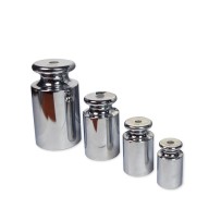 Pesos cromados para calibração de balanças